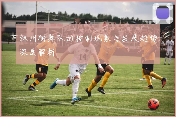 杭州街舞队的控制现象与发展趋势深度解析
